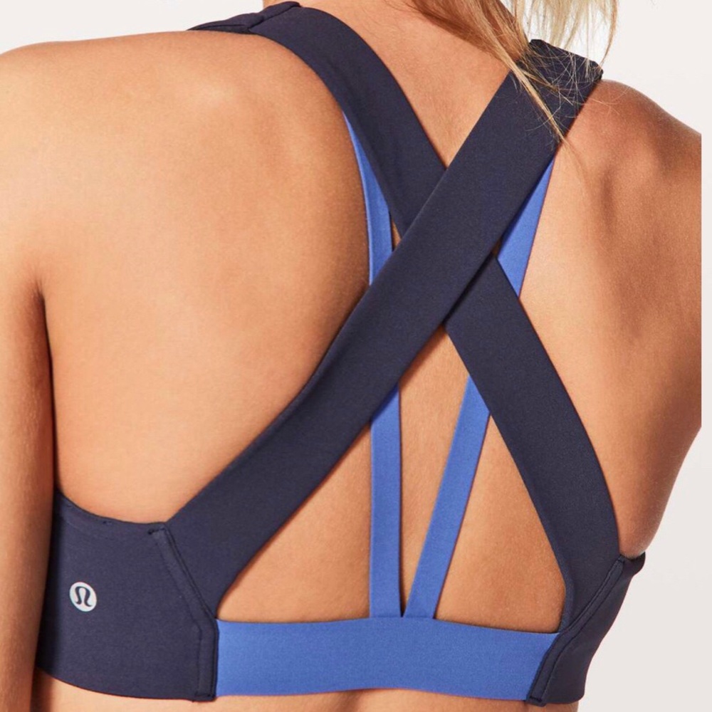 Lululemon Sweat Times Sports Bra 12 Blue